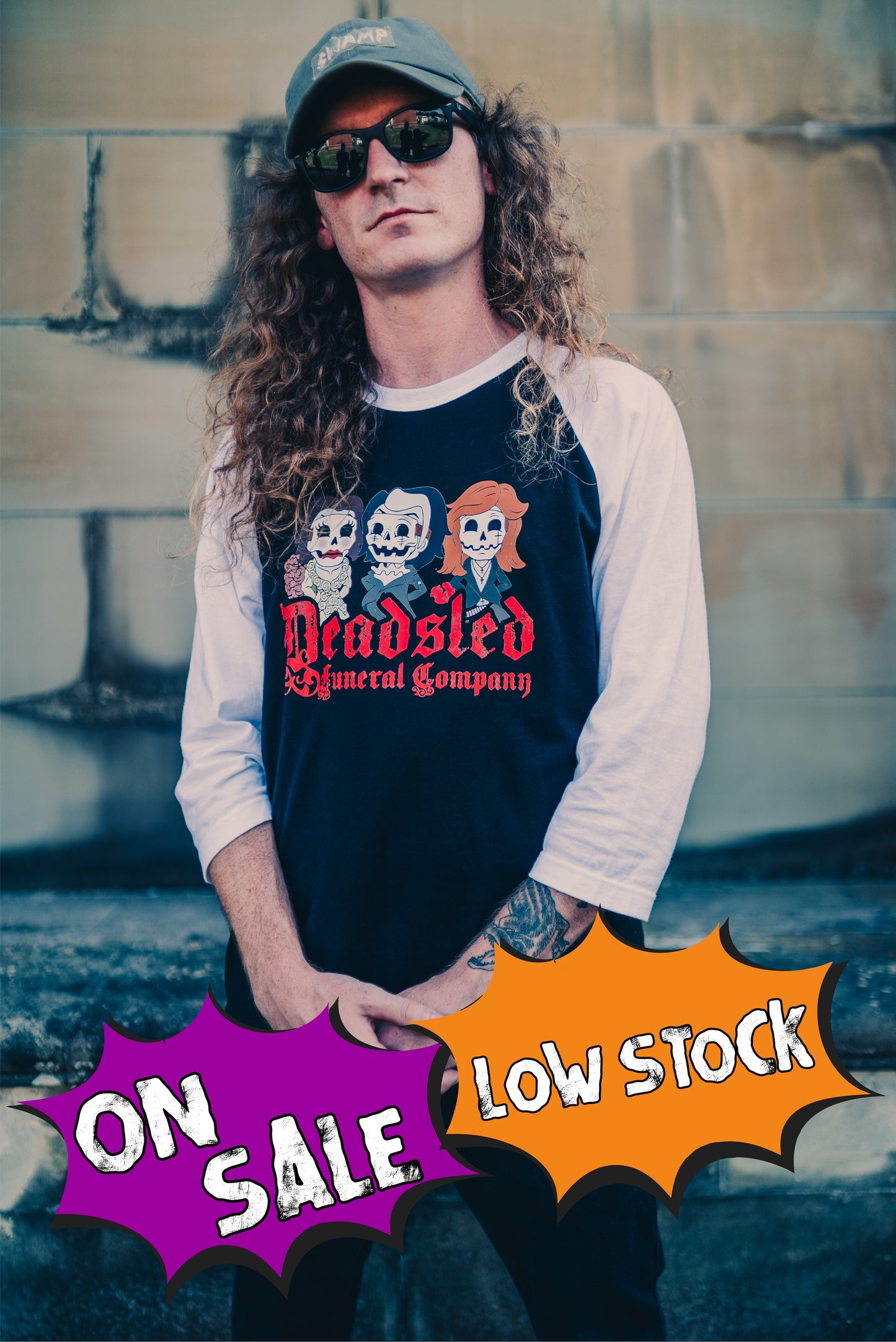 Casket Kids Black Raglan
