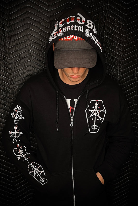 Blood Ritual Zip Hoodie